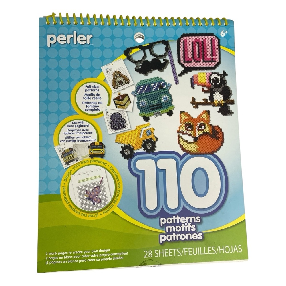 Perler Pattern Pad Book 110 Patterns